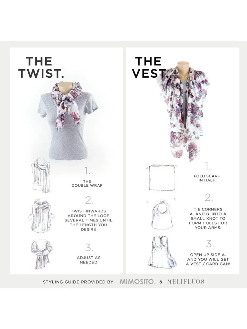 Lightweight Floral Scarf for Women | Summer Fall Shawl Wrap | Stylish Accessory